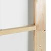 vidaXL Συρόμενη Πόρτα Καφέ 61 x 198.5 εκ. Ξύλο και μέταλλο