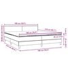 vidaXL &Kappa;&rho;&epsilon;&beta;ά&tau;&iota; Boxspring &mu;&epsilon; &Sigma;&tau;&rho;ώ&mu;&alpha; &Rho;&omicron;&zeta; 180x210 &epsilon;&kappa;. &Beta;&epsilon;&lambda;&omicron;ύ&delta;&iota;&nu;&omicron;