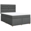 vidaXL &Kappa;&rho;&epsilon;&beta;ά&tau;&iota; Boxspring &mu;&epsilon; &Sigma;&tau;&rho;ώ&mu;&alpha; &Sigma;&kappa;&omicron;ύ&rho;&omicron; &Gamma;&kappa;&rho;&iota; 140x190 &epsilon;&kappa;. &Upsilon;&phi;&alpha;&sigma;&mu;ά&tau;&iota;&nu;&omicron;