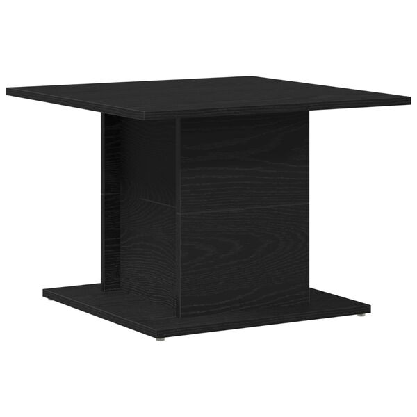 vidaXL Τραπεζάκι σαλονιού Μαύρη δρυς 55.5 x 55.5 x 40 cm