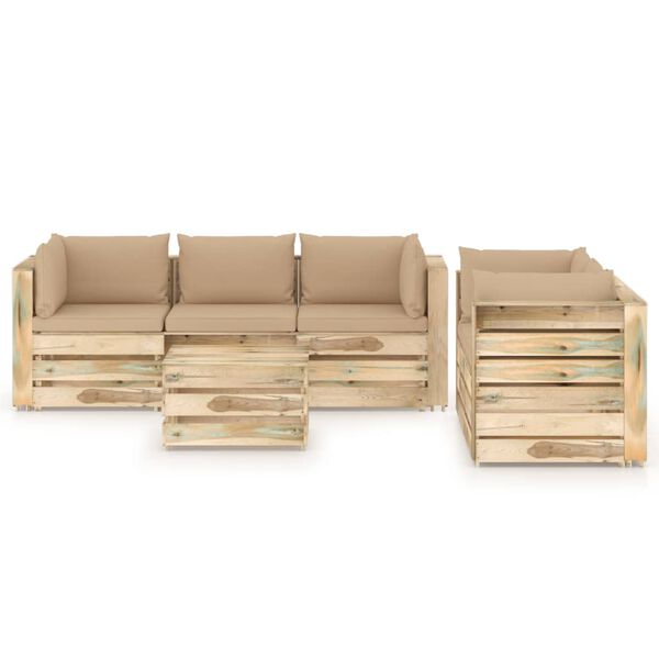 vidaXL &Sigma;&alpha;&lambda;ό&nu;&iota; &Kappa;ή&pi;&omicron;&upsilon; 6 &tau;&epsilon;&mu;. &alpha;&pi;ό &Pi;&rho;ά&sigma;&iota;&nu;&omicron; &Epsilon;&mu;&pi;&omicron;&tau;&iota;&sigma;&mu;έ&nu;&omicron; &Xi;ύ&lambda;&omicron; &mu;&epsilon; &Mu;&alpha;&xi;&iota;&lambda;ά&rho;&iota;&alpha;