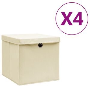vidaXL &Kappa;&omicron;&upsilon;&tau;&iota;ά &Alpha;&pi;&omicron;&theta;ή&kappa;&epsilon;&upsilon;&sigma;&eta;&sigmaf; &mu;&epsilon; &Kappa;&alpha;&pi;ά&kappa;&iota;&alpha; 4 &tau;&epsilon;&mu;. &Kappa;&rho;&epsilon;&mu; 28 x 28 x 28 &epsilon;&kappa;.
