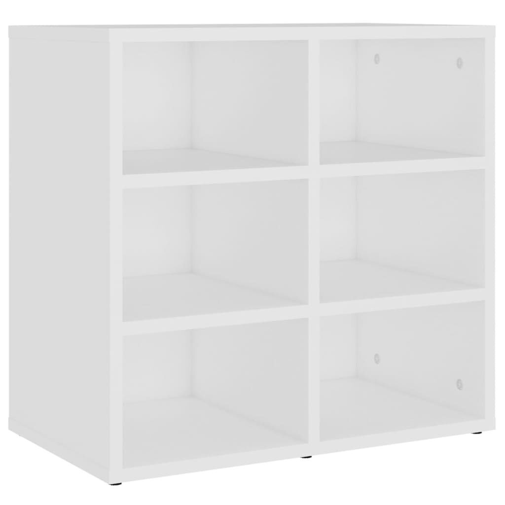 vidaXL Παπουτσοθήκες 2 τεμ. Λευκές 52,5 x 30 x 50 εκ.