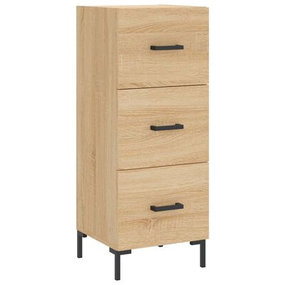 vidaXL Μπουφές Sonoma δρυς 34,5 x 34 x 180 εκ. από Επεξεργασμένο Ξύλο