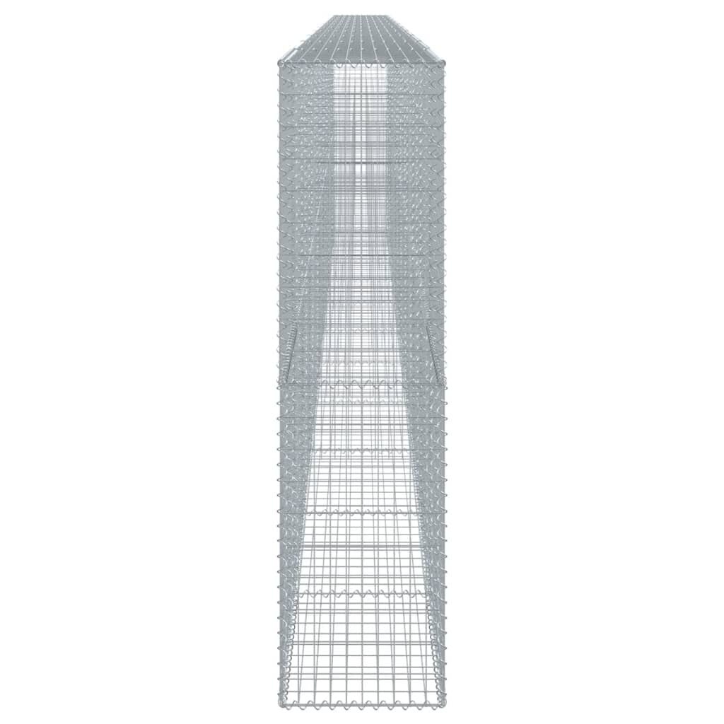 vidaXL Συρματοκιβώτιο με Κάλυμμα 1100x50x200εκ από Γαλβανισμένο Χάλυβα