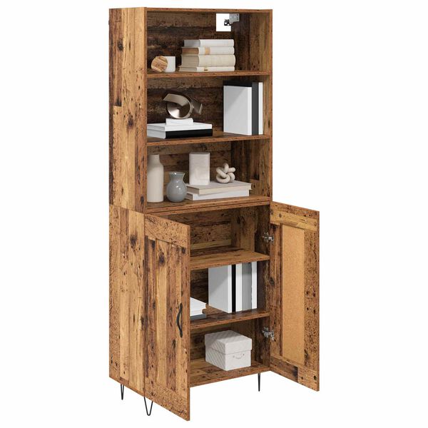 vidaXL Highboard 2 pcs &Pi;&alpha;&lambda;&iota;ό &xi;ύ&lambda;&omicron; &Epsilon;&pi;&epsilon;&xi;&epsilon;&rho;&gamma;&alpha;&sigma;&mu;έ&nu;&omicron; &xi;ύ&lambda;&omicron;