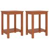 vidaXL Κομοδίνα 2 τεμ. Καφέ Μελί 35 x 30 x 47 εκ. Μασίφ Ξύλο Πεύκου