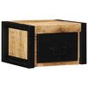 vidaXL Κομοδίνο 40x35x25 cm Στερεό ακατέργαστο ξύλο Mango