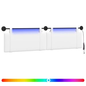 vidaXL &Kappa;&epsilon;&phi;&alpha;&lambda;ά&rho;&iota; &kappa;&rho;&epsilon;&beta;&alpha;&tau;&iota;&omicron;ύ &kappa;&rho;&epsilon;&mu;&alpha;&sigma;&tau;ό &Mu;&epsilon; &phi;&omega;&tau;&iota;&sigma;&mu;ό LED &Lambda;&epsilon;&upsilon;&kappa;ό Ύ&phi;&alpha;&sigma;&mu;&alpha;