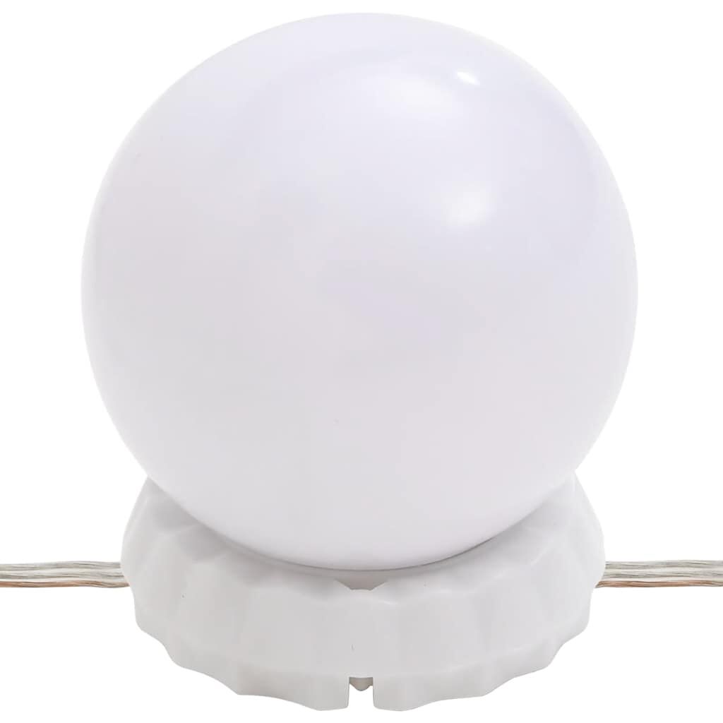 vidaXL Μπουντουάρ με LED Φώτα τεχνίτης Δρυς 96x40x142 εκ.
