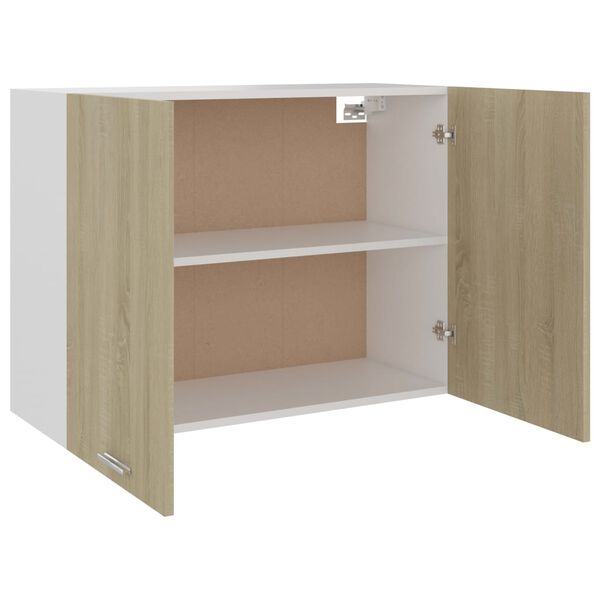 vidaXL Ντουλάπι Κρεμαστό Sonoma Δρυς 80 x 31 x 60 εκ. από Επεξ. Ξύλο