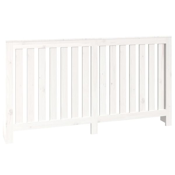 vidaXL Κάλυμμα Καλοριφέρ Λευκό 153 x19 x 84 εκ. από Μασίφ Ξύλο Πεύκου