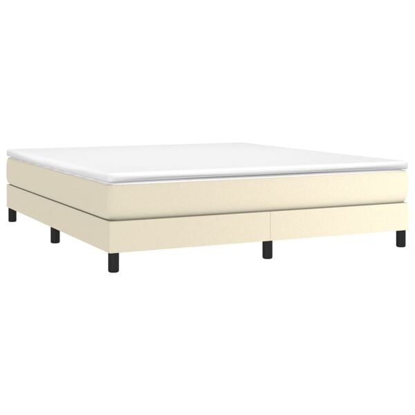 vidaXL &Kappa;&rho;&epsilon;&beta;ά&tau;&iota; Boxspring &mu;&epsilon; &Sigma;&tau;&rho;ώ&mu;&alpha; &Kappa;&rho;&epsilon;&mu; 180x200 &epsilon;&kappa;. &Sigma;&upsilon;&nu;&theta;&epsilon;&tau;&iota;&kappa;ό &Delta;έ&rho;&mu;&alpha;