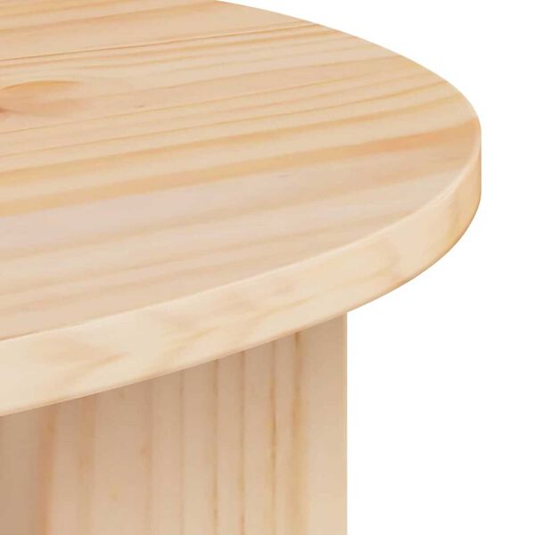 vidaXL Τραπεζάκι Πλευράς Φυσικό 50 x 40 x 50 εκ Μασίφ ξύλο πεύκου