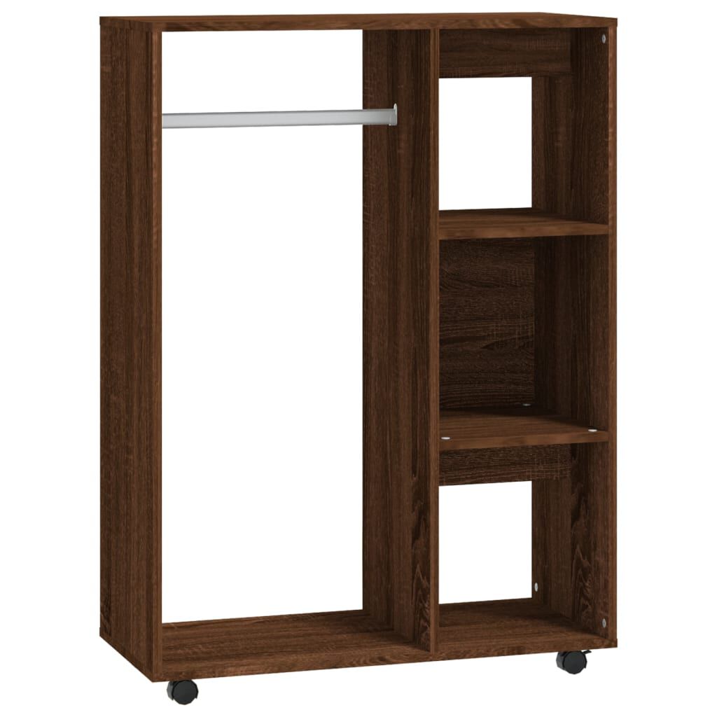 vidaXL Ντουλάπα Καφέ Δρυς 80 x 40 x 110 εκ. από Επεξεργασμένο Ξύλο