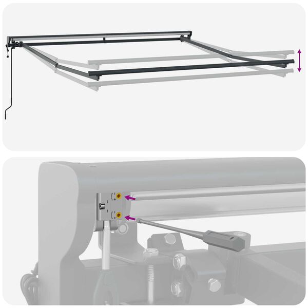 vidaXL Σκηνίτσα Αναδιπλούμενη Ανθρακί 300x250 εκ.