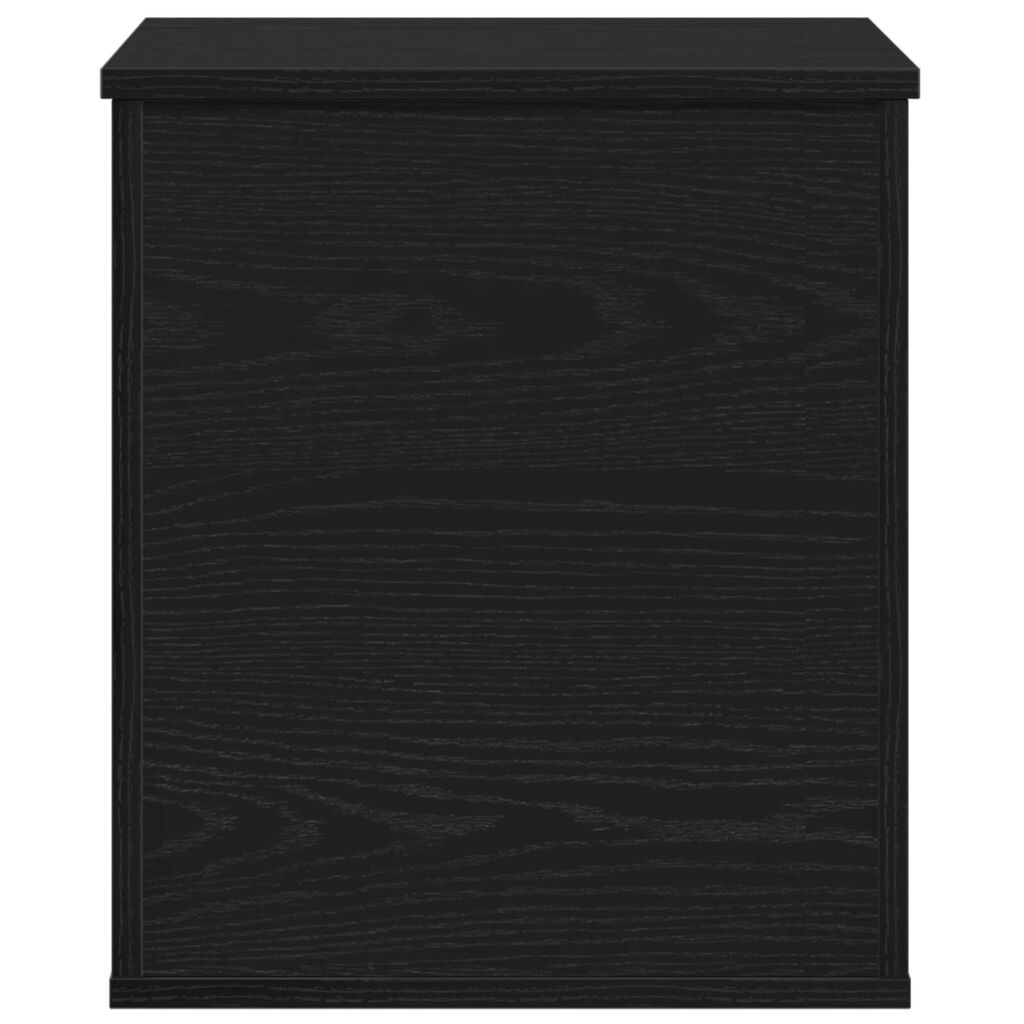 vidaXL Κουτί Αποθήκευσης Μαύρη Δρυς 40x42x46 εκ. Φτιαγμένο από Ξύλο