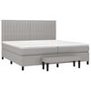 vidaXL &Kappa;&rho;&epsilon;&beta;ά&tau;&iota; Boxspring &mu;&epsilon; &Sigma;&tau;&rho;ώ&mu;&alpha; &Alpha;&nu;&omicron;&iota;&chi;&tau;ό &Gamma;&kappa;&rho;&iota; 200x200 &epsilon;&kappa;. &Upsilon;&phi;&alpha;&sigma;&mu;ά&tau;&iota;&nu;&omicron;
