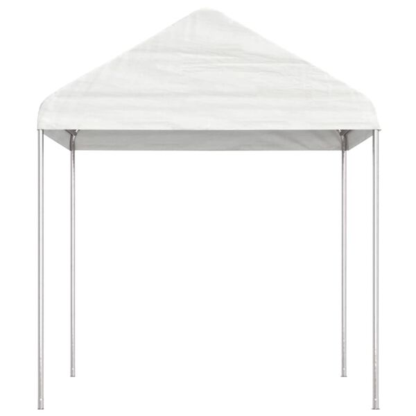 vidaXL Κιόσκι με Τέντα Λευκό 6,69 x 2,28 x 2,69 μ. από Πολυαιθυλένιο