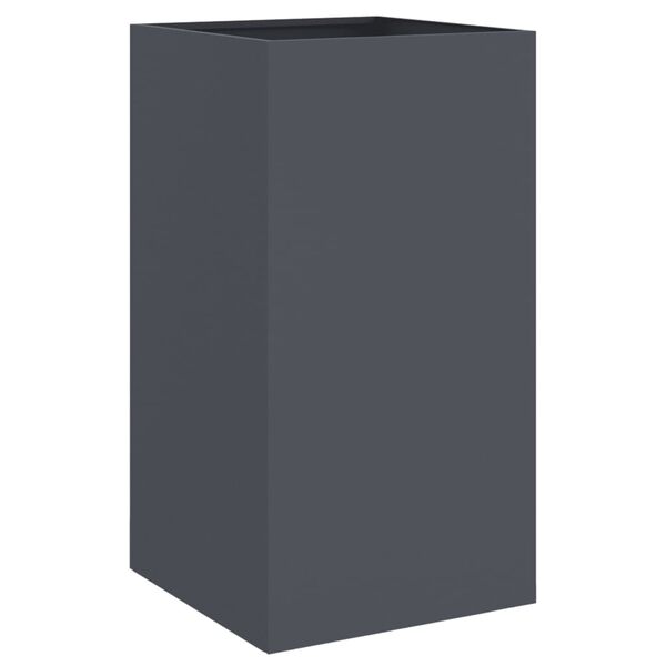 vidaXL Ζαρντινιέρα Ανθρακί 42x38x75 εκ. από Χάλυβα