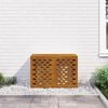 vidaXL Κάλυμμα κλιματιστικού Σκ rusty 90 x 40 x 60 εκ