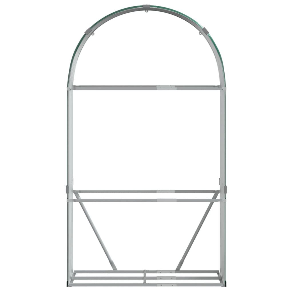 vidaXL Ξυλοθήκη Πράσινη 120 x 45 x 210 εκ. από Γαλβανισμένο Ατσάλι