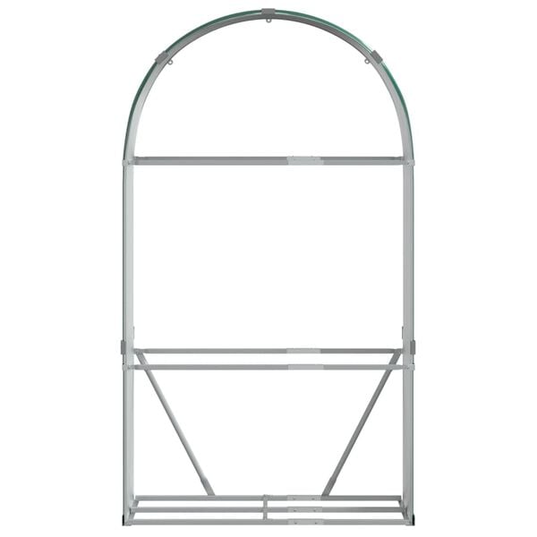 vidaXL Ξυλοθήκη Πράσινη 120 x 45 x 210 εκ. από Γαλβανισμένο Ατσάλι