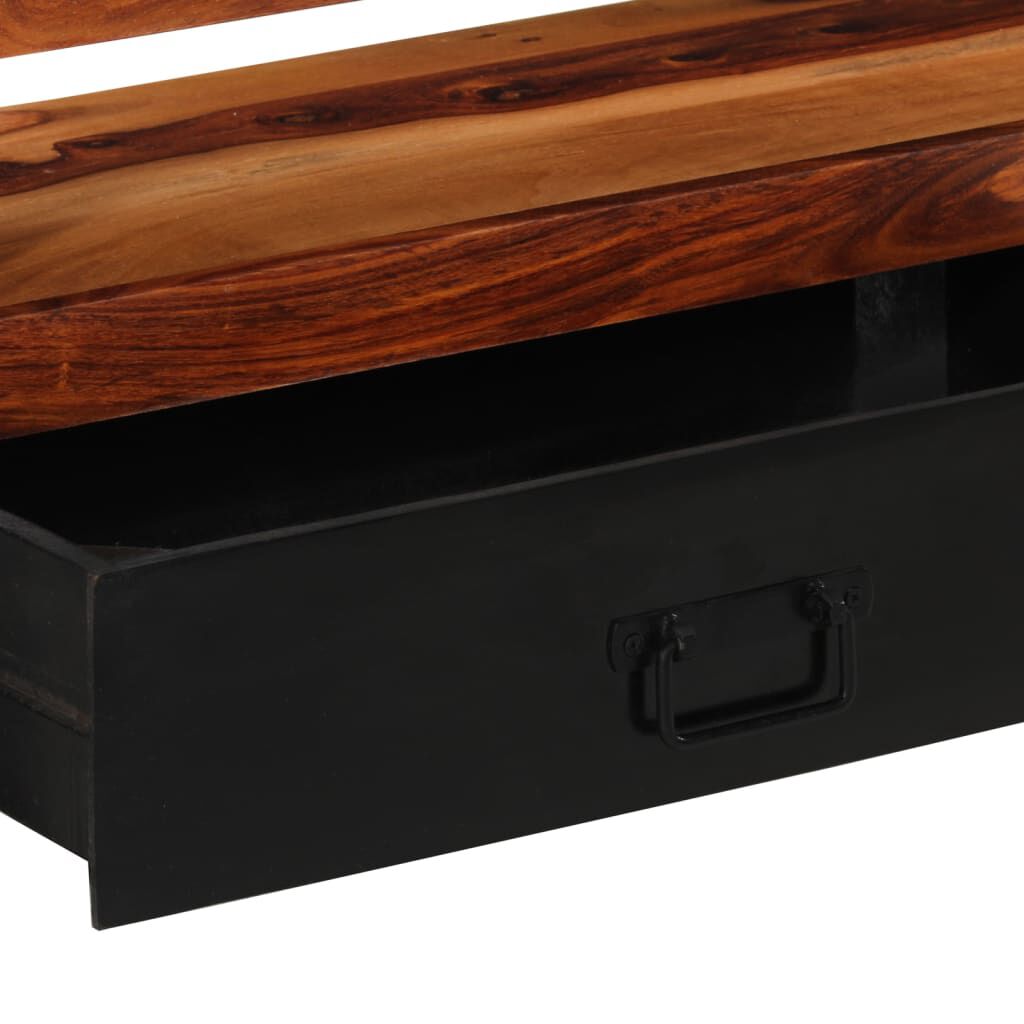 vidaXL Έπιπλο Τηλεόρασης 120 x 30 x 40 εκ. από Μασίφ Ξύλο Sheesham