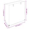 vidaXL Κάλυμμα Κούνιας με 8 Κρίκους 125x90x135/165 εκ. Πολυαιθυλένιο
