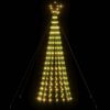 vidaXL Χριστουγεννιάτικο δέντρο LED 275 LED Ζεστό λευκό 180 εκ.