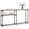 vidaXL Τραπέζι Κονσόλα Sonoma Δρυς 145x22,5x75 εκ. Επεξεργασμένο Ξύλο