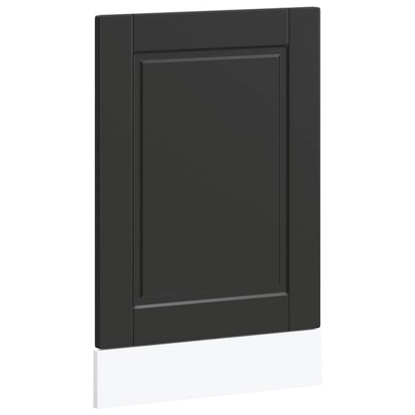 vidaXL Πίνακας πλυντηρίου πιάτων Porto Μαύρο 45x1,5x67 cm