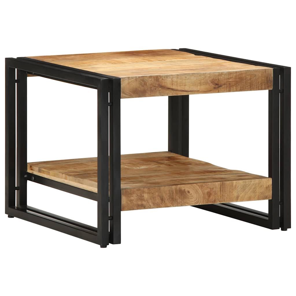 vidaXL Τραπεζάκι σαλονιού 50x50x38 cm Στερεό ακατέργαστο ξύλο Mango