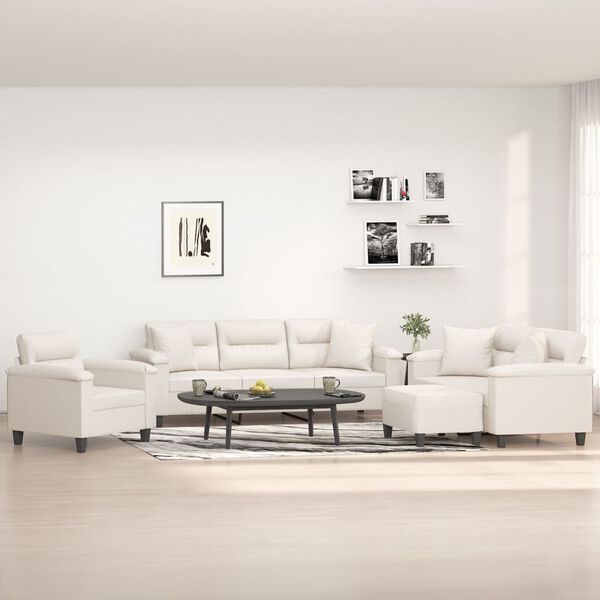 vidaXL &Sigma;&epsilon;&tau; &Sigma;&alpha;&lambda;&omicron;&nu;&iota;&omicron;ύ 4 &Tau;&epsilon;&mu;&alpha;&chi;ί&omega;&nu; &Mu;&pi;&epsilon;&zeta; &alpha;&pi;ό Ύ&phi;&alpha;&sigma;&mu;&alpha; &Mu;&iota;&kappa;&rho;&omicron;ϊ&nu;ώ&nu; &mu;&epsilon; &Mu;&xi;&iota;&lambda;ά&rho;&iota;&alpha;