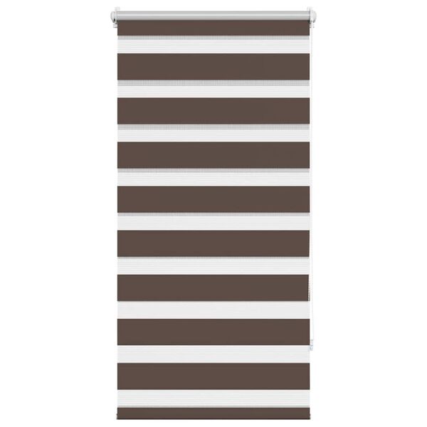 Σύστημα Σκίασης Ρόλερ Zebra Καφέ 60 x 120 εκ.