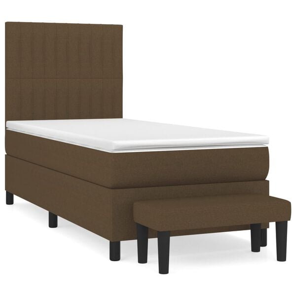 vidaXL &Kappa;&rho;&epsilon;&beta;ά&tau;&iota; Boxspring &mu;&epsilon; &Sigma;&tau;&rho;ώ&mu;&alpha; &Sigma;&kappa;&omicron;ύ&rho;&omicron; &Kappa;&alpha;&phi;έ 80x200 &epsilon;&kappa;. &Upsilon;&phi;&alpha;&sigma;&mu;ά&tau;&iota;&nu;&omicron;
