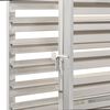 vidaXL Τρόλεϊ Μεταφοράς για 16 Δίσκους 38x55x163 εκ. Ανοξείδωτο Ατσάλι