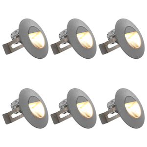 vidaXL &Phi;&omega;&tau;&iota;&sigma;&tau;&iota;&kappa;ά &Tau;&omicron;ί&chi;&omicron;&upsilon; LED &Epsilon;&xi;&omega;&tau;&epsilon;&rho;&iota;&kappa;&omicron;ύ &Chi;ώ&rho;&omicron;&upsilon; &Sigma;&tau;&rho;&omicron;&gamma;&gamma;&upsilon;&lambda;ά 6 &tau;&epsilon;&mu;. &Alpha;&sigma;&eta;&mu;ί 2W