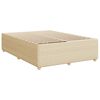 vidaXL &Kappa;&rho;&epsilon;&beta;ά&tau;&iota; Boxspring &mu;&epsilon; &Sigma;&tau;&rho;ώ&mu;&alpha; &Kappa;&rho;&epsilon;&mu; 140x190 &epsilon;&kappa;. &Upsilon;&phi;&alpha;&sigma;&mu;ά&tau;&iota;&nu;&omicron;