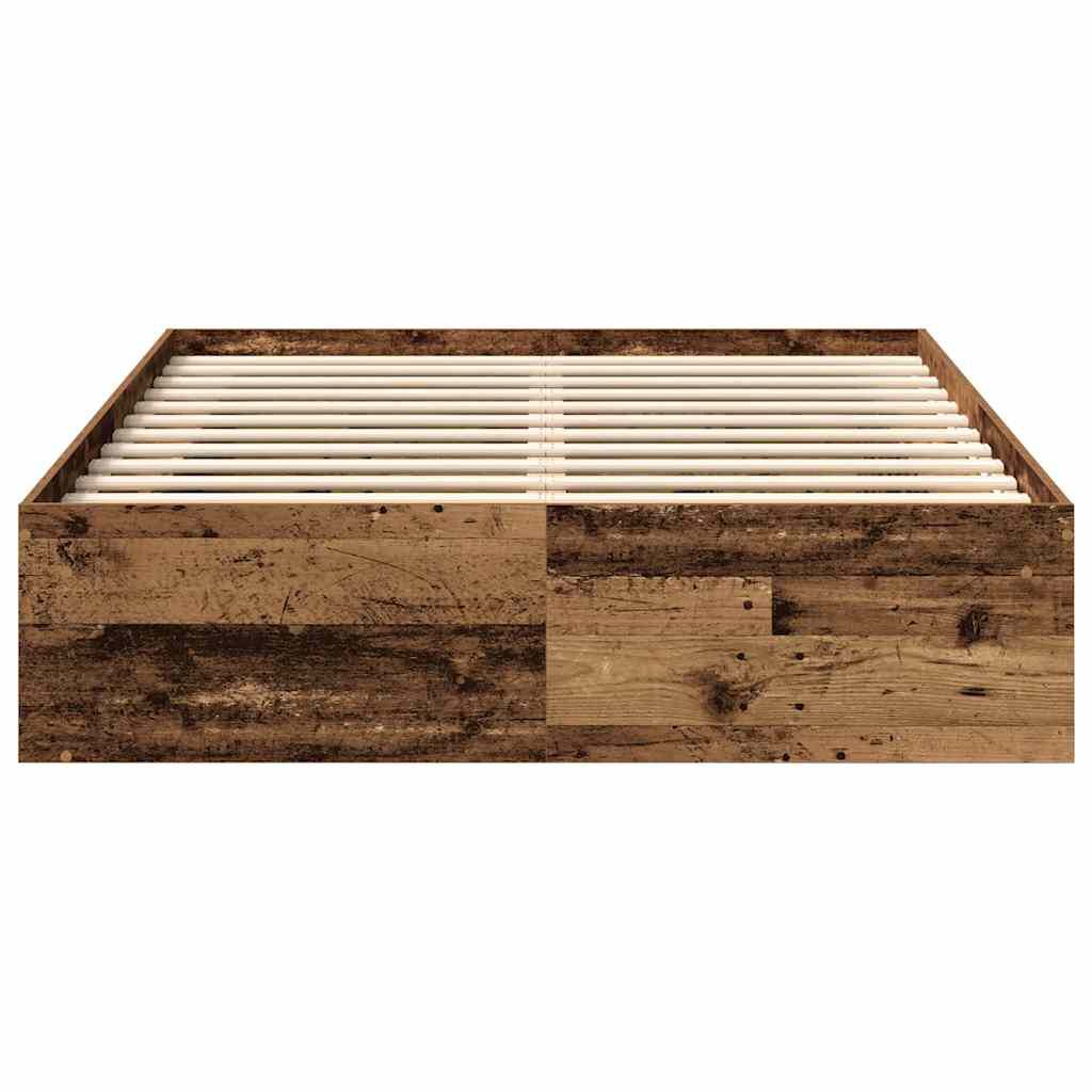 vidaXL Πλαίσιο κρεβατιού χωρίς στρώμα 140x200 εκ. Επεξεργασμένο Ξύλο