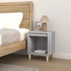 vidaXL Κομοδίνο Γκρι Sonoma 40x35x50 εκ.