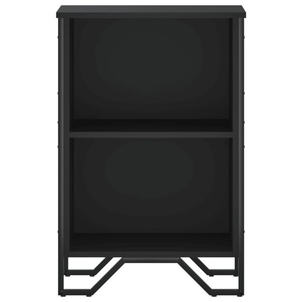 vidaXL Βιβλιοθήκη Μαύρη 50x31x74,5 εκ. από Επεξεργασμένο Ξύλο
