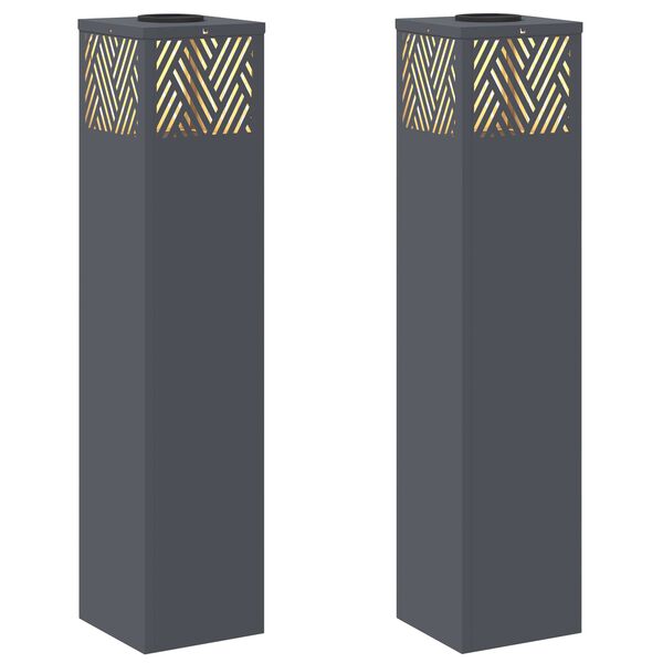 vidaXL &Eta;&lambda;&iota;&alpha;&kappa;ό LED &Phi;&omega;&sigmaf; &Delta;&rho;ό&mu;&omicron;&upsilon; 2 pcs &Alpha;&nu;&theta;&rho;&alpha;&kappa;ί &Kappa;&rho;ύ&omicron; &Rho;&omicron;&lambda;&alpha;&rho;&iota;&sigma;&mu;έ&nu;&omicron; &Chi;ά&lambda;&upsilon;&beta;&alpha;