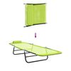vidaXL Πτυσσόμενη ξαπλώστρα 2 pcs Πράσινο 182 x 55 x 85.5 εκ.
