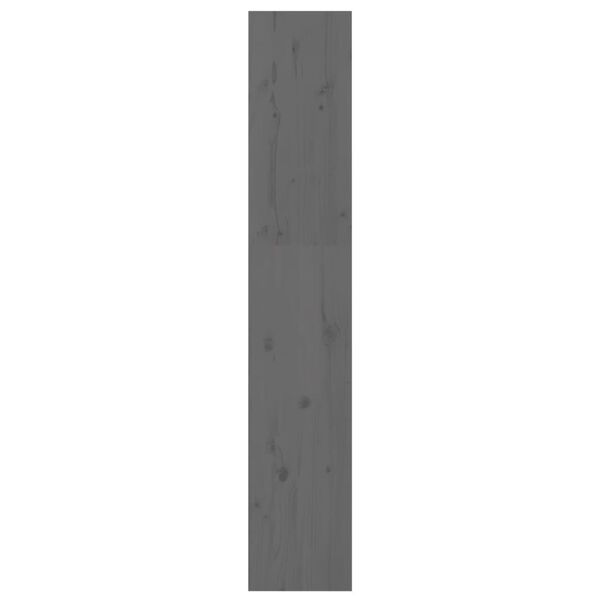 vidaXL Βιβλιοθήκη/Διαχωριστικό Χώρου Γκρι 60x30x167,5 εκ. Μασίφ Πεύκο