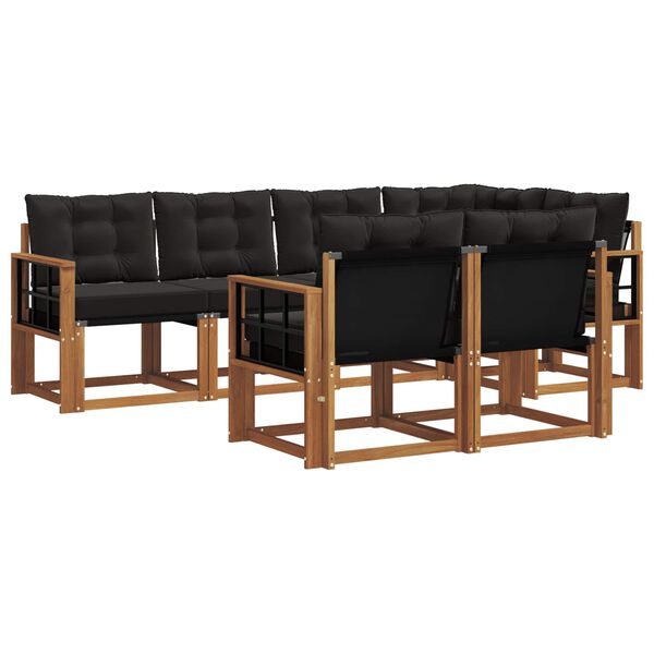 vidaXL &Sigma;&epsilon;&iota;&rho;ά &Kappa;&alpha;&nu;&alpha;&pi;έ &Epsilon;&xi;&omega;&tau;&epsilon;&rho;&iota;&kappa;&omicron;ύ &mu;&epsilon; &mu;&alpha;&xi;&iota;&lambda;ά&rho;&iota; 7 pcs &Phi;&upsilon;&sigma;&iota;&kappa;ό &kappa;&alpha;&iota; &Mu;&alpha;ύ&rho;&omicron;