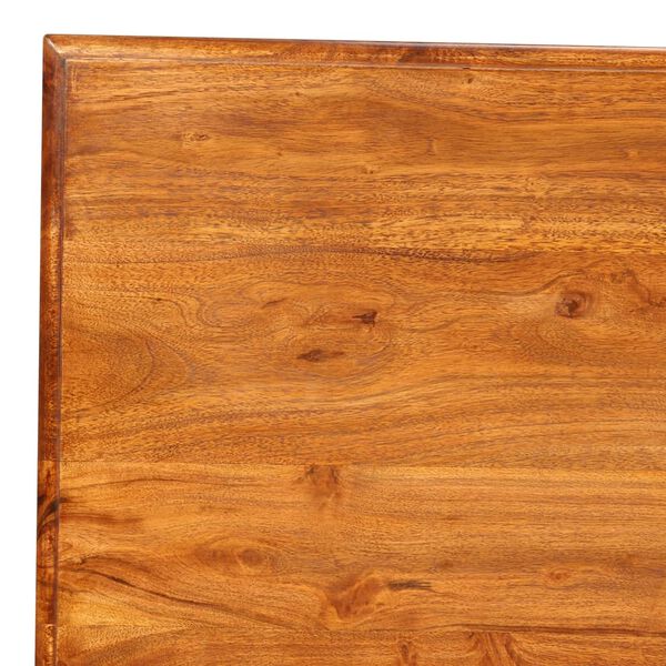 vidaXL Τραπεζαρία 180 x 90 x 76 εκ. Μασίφ Ξύλο με Μελί Φινίρισμα