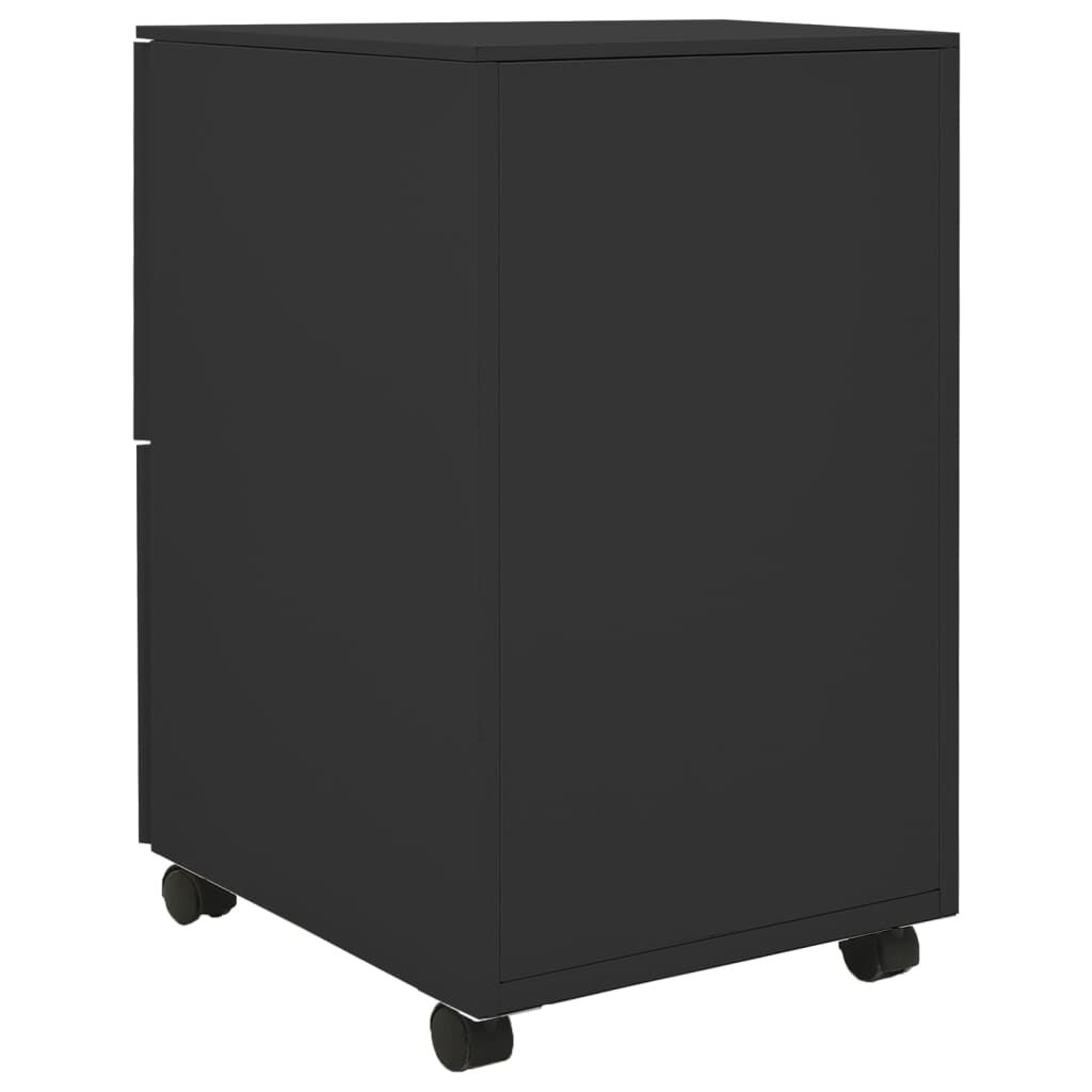 vidaXL Αρχειοθήκη Φορητή Ανθρακί 39 x 45 x 67 εκ. Ατσάλινη