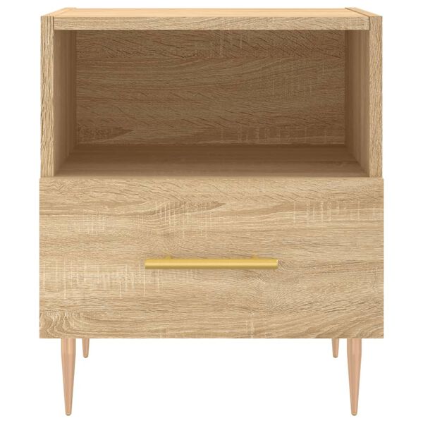 vidaXL Κομοδίνο Sonoma Δρυς 40 x 35 x 47,5 εκ. από Επεξεργασμένο Ξύλο