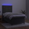 vidaXL &Kappa;&rho;&epsilon;&beta;ά&tau;&iota; Boxspring &mu;&epsilon; &Sigma;&tau;&rho;ώ&mu;&alpha; & LED &Sigma;&kappa;. &Gamma;&kappa;&rho;&iota; 90x200 &epsilon;&kappa;. &Beta;&epsilon;&lambda;&omicron;ύ&delta;&iota;&nu;&omicron;